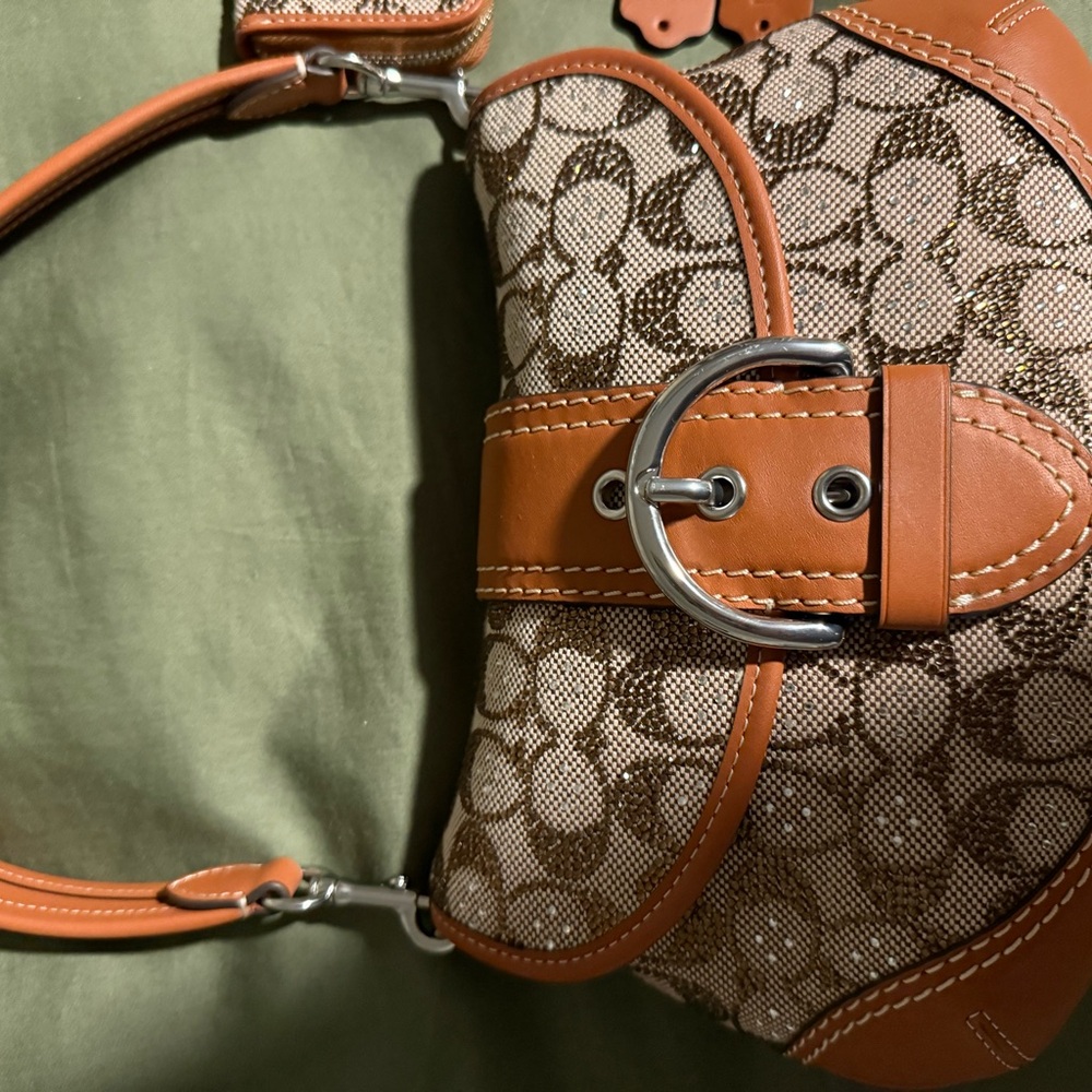 Coach Full Sized Crystal SoHo + Matching Wallet - Picture 2 of 7